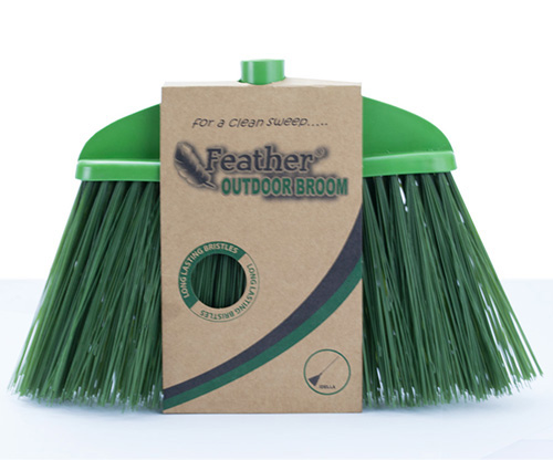 feather, green idella broom