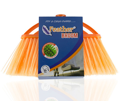 feather, Orange kiwi broom