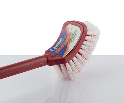 feather, red hockey brush