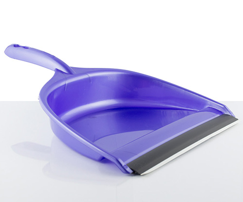feather, purple kandyan dustpan set