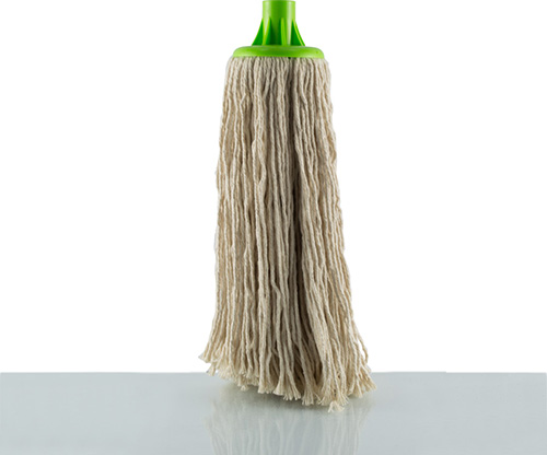 feather, green cotton floor mop